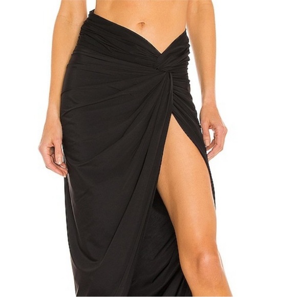 NWT Bronx and Banco black Cleo wrap skirt - Picture 2 of 9